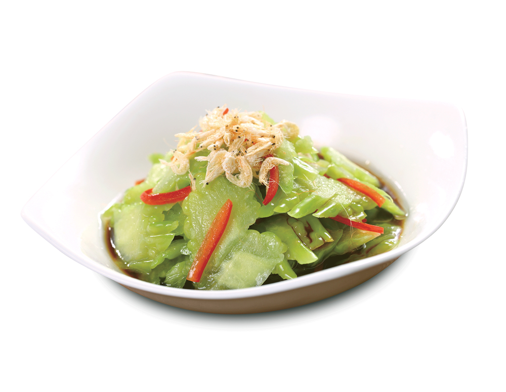 Recipe Dried Red Shrimp with Bitter Melon