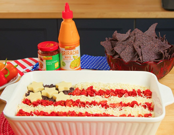 Recipe Flag Taco Dip