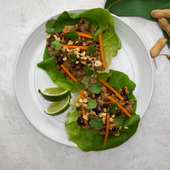 Recipe for Thai Turkey Lettuce Cups S