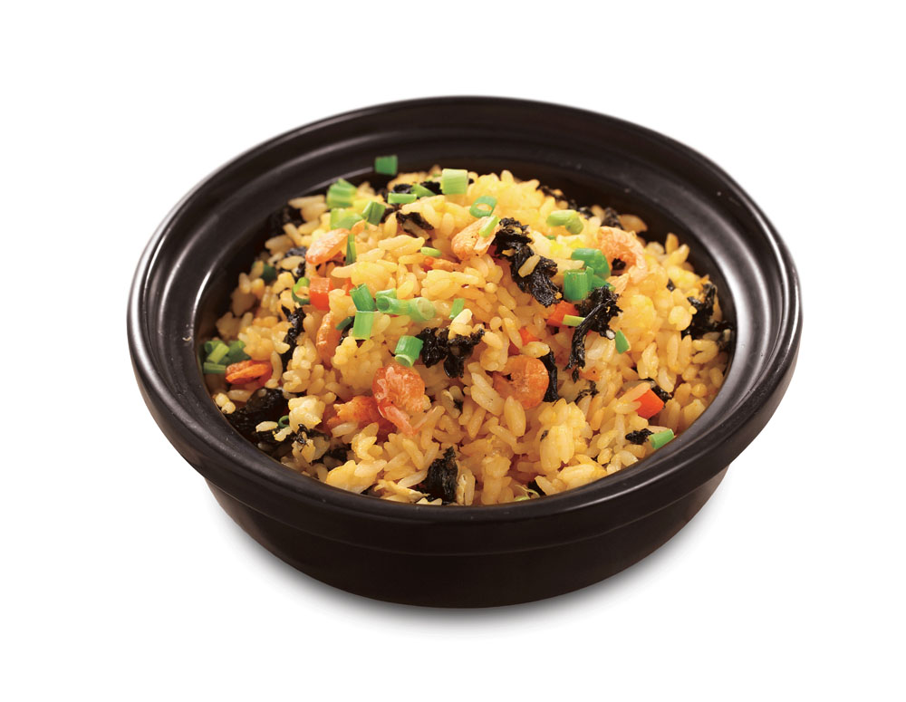 Recipe Fried Rice with Dried Baby Shrimp and Seaweed