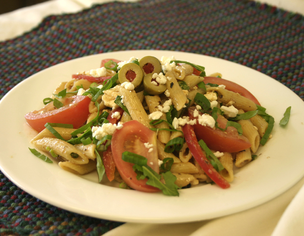 Recipe Greek Pasta with Black Bean Garlic Sauce