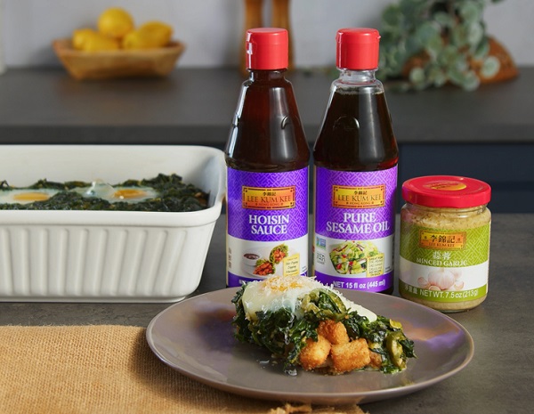 Recipe Green and Eggs Bake