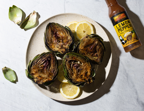 Grilled Artichokes with Lemon  Garlic