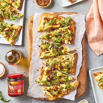 Recipe Grilled Lemon Artichoke and Ricotta Flatbread S