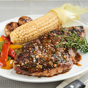 Recipe Grilled Steak with Oyster Flavored Sauce