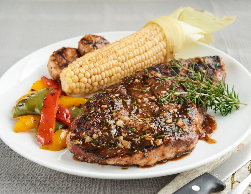 Recipe Grilled Steak with Oyster Flavored Sauce