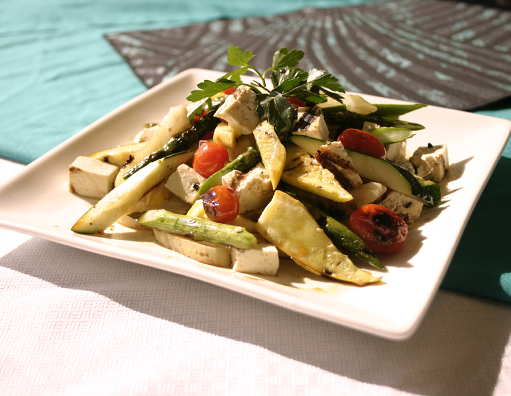 Recipe Grilled Tofu and Vegetables