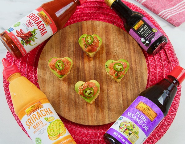 Recipe Heart Shaped Spicy Tuna Bites