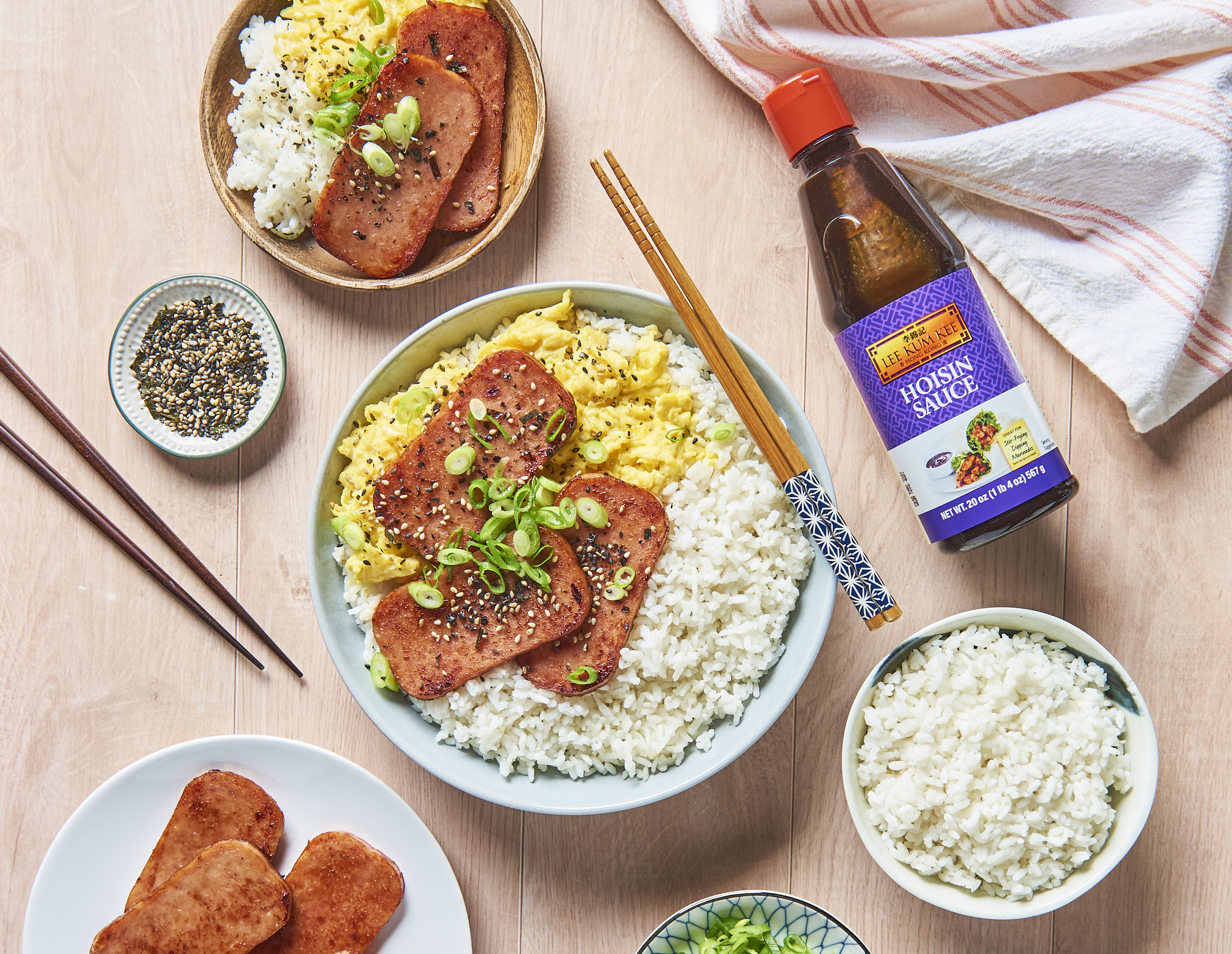 Recipe Hoisin Glazed Spam and Eggs