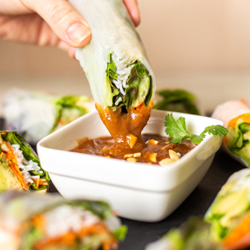 Recipe Hoisin Peanut Dipping Sauce for Spring Rolls S