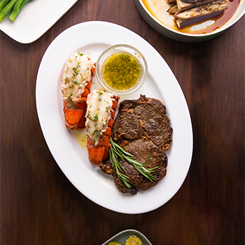 Recipe Homemade Deluxe Surf and Turf S