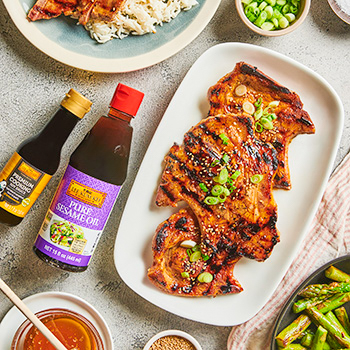 Recipe Honey Sesame Garlic Grilled Pork Chops S