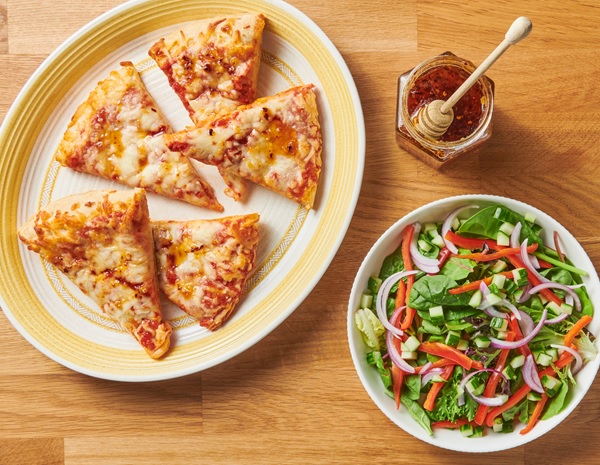 Recipe Hot Honey Pizza  Salad