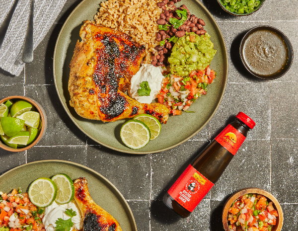 Recipe Jerk Chicken Leg Rice Bowl