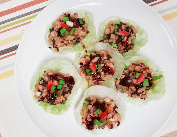 Recipe Lettuce Wrap with Shrimp