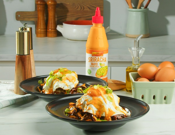 Two servings of Loco Moco from Lee Kum Kee’s recipe