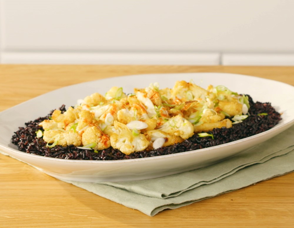 Maple Baked Cauliflower