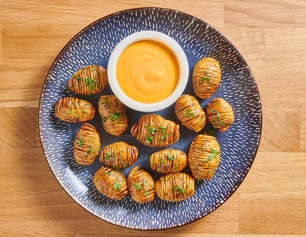 Recipe Mini Hasselback Potatoes in Air Fryer