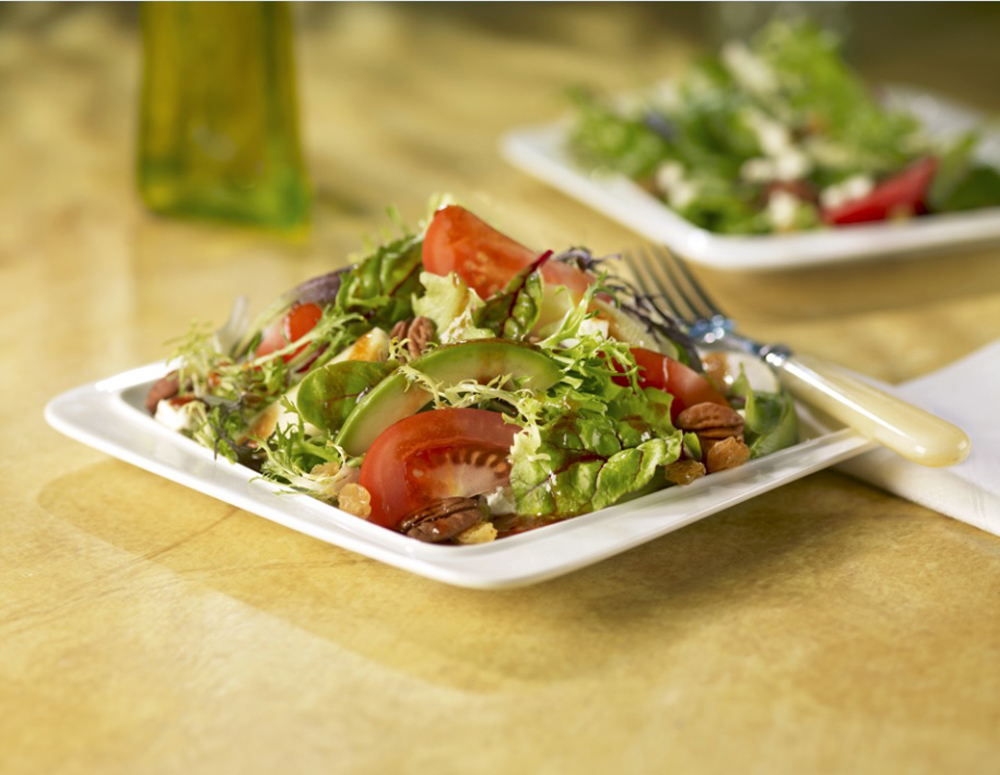 Recipe Mixed Greens and Fruit Salad with Hoisin Dressing