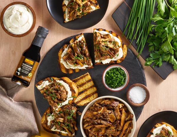 Recipe Mixed Mushroom Crostini