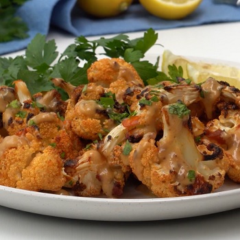 Recipe Moroccan Cauliflower with Tahini Chili Honey S