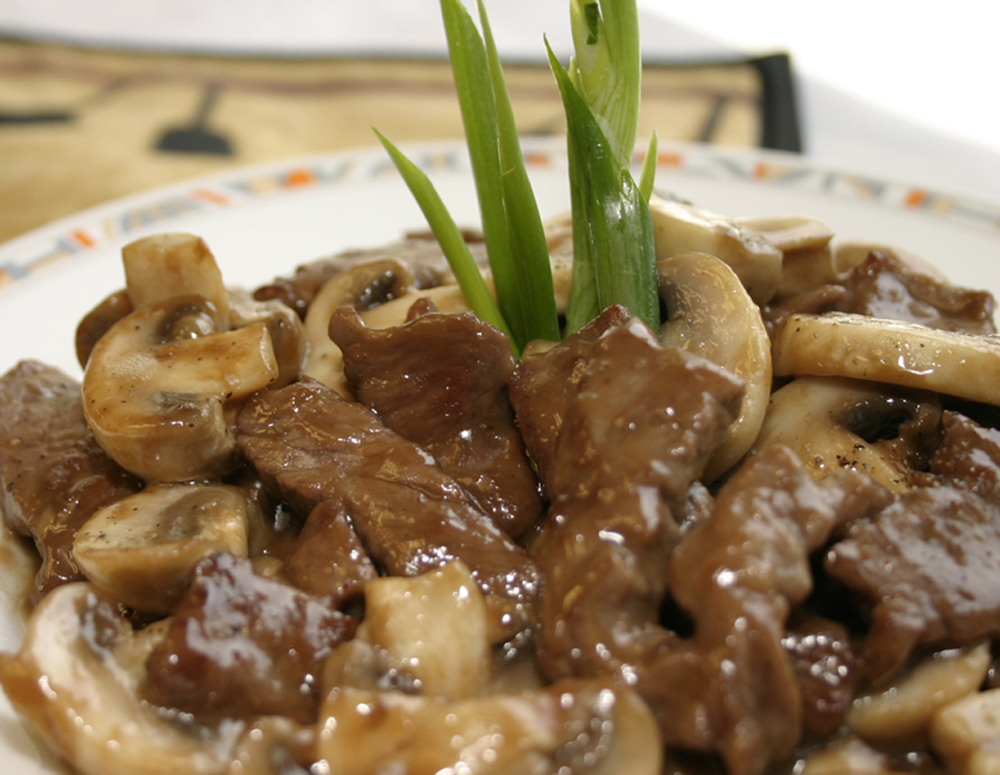 Recipe Mushroom Beef with Hoisin Sauce