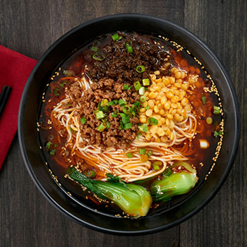 Recipe Noodles with Pork and Yellow Peas