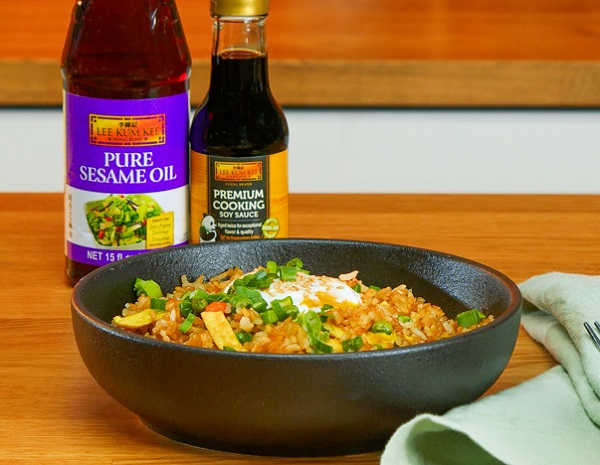 Recipe Onsen Egg on Fried Rice