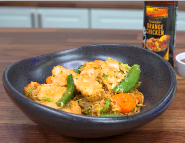 Recipe orange Chicken Lo Mein