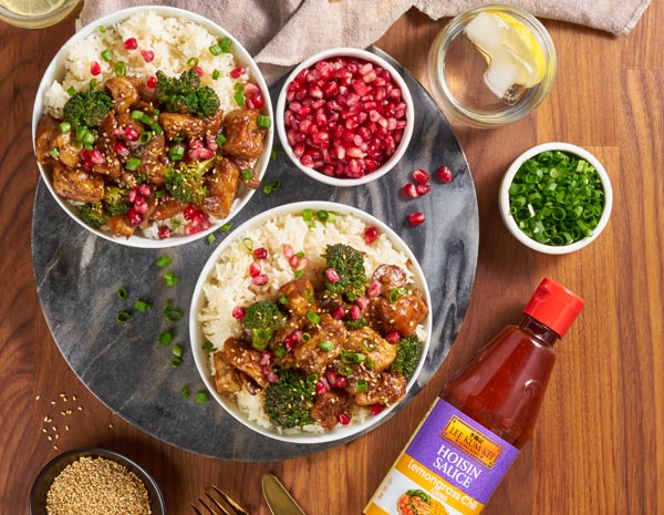 Recipe Pomegranate Sesame Chicken