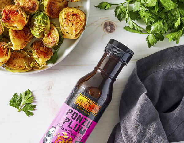 Recipe Ponzu Plum Roasted Brussel Sprouts