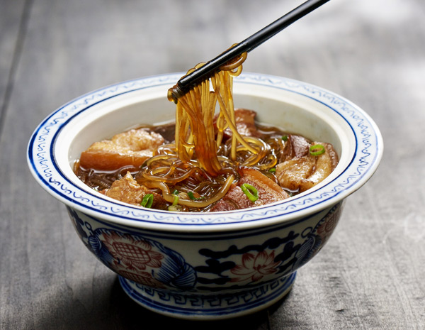 Recipe Pork Belly Stewed Mung Bean Noodles