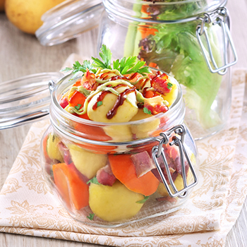 Recipe Potato and Bacon Salad with Avocado Hoisin Dressing