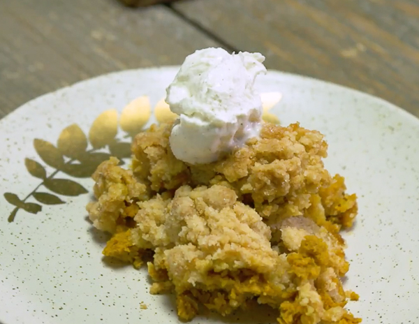 Recipe Pumpkin Pie Crisp