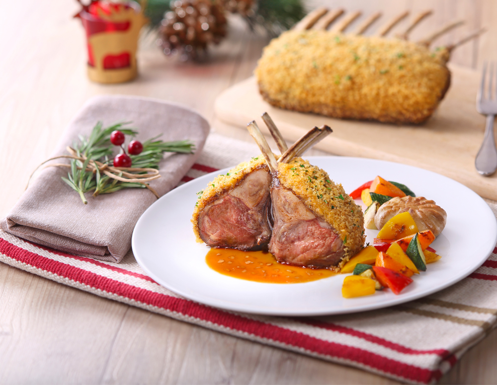 Recipe Rack of Lamb Provencal with Premium Soy Sauce