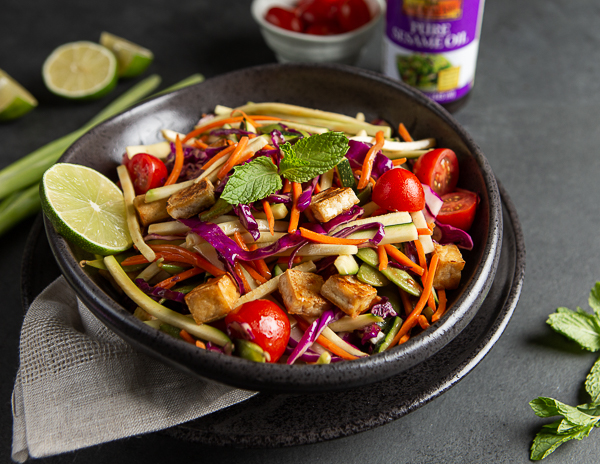 Recipe Rainbow Veggie Noodle Bowl