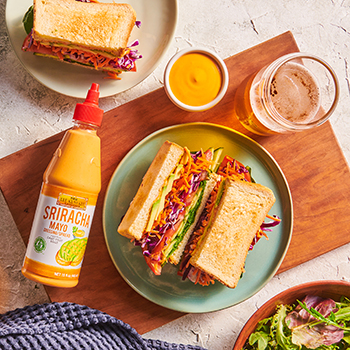 Recipe Rainbow Veggie Sandwich S