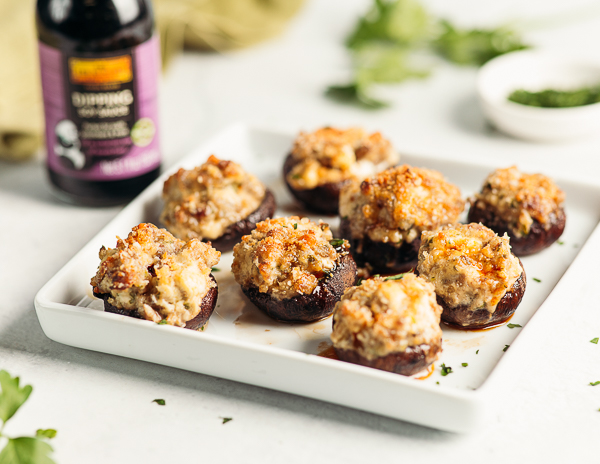 Recipe Sausage & Cheese Stuffed Mushrooms