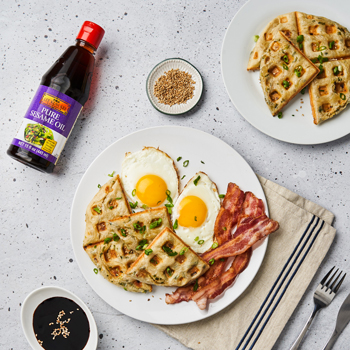 Scallion Pancake Waffles