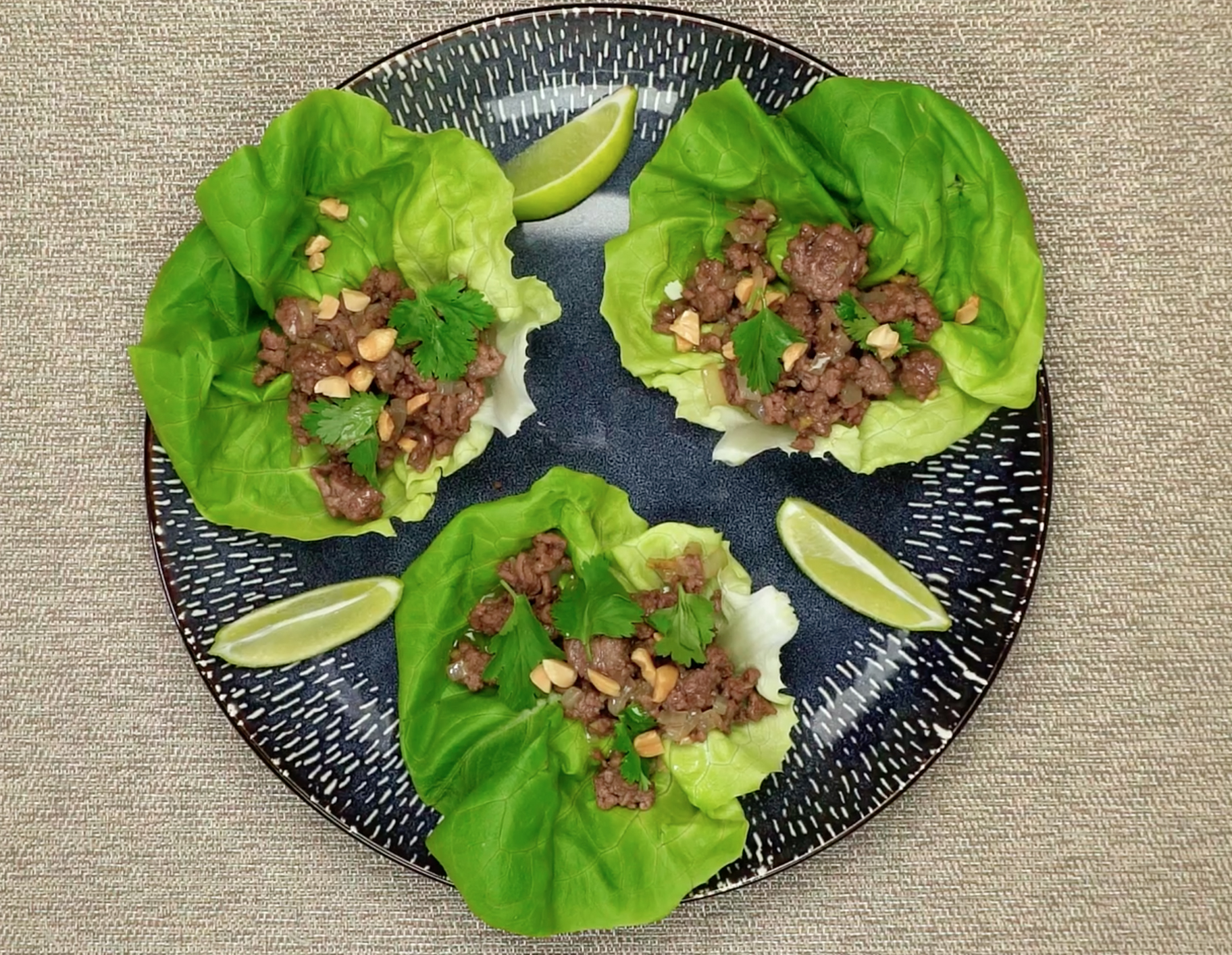 Recipe Spicy Beef Lettuce Wraps