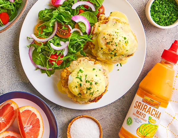 Recipe Spicy Crab Cake Benedict