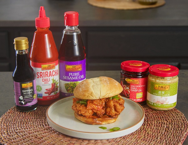 Recipe Spicy Korean Fried Chicken Sandwich