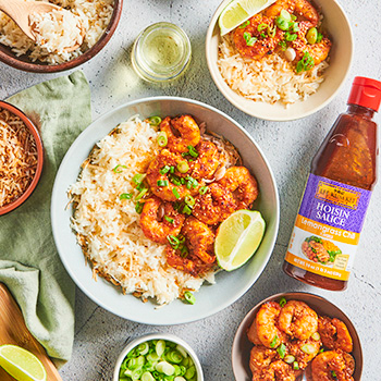 Recipe Spicy Lemongrass Shrimp with Coconut Rice S