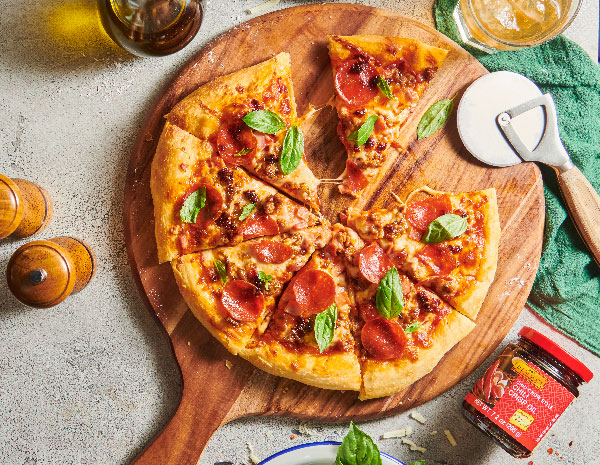 Pizza Repleta de Carne Picante