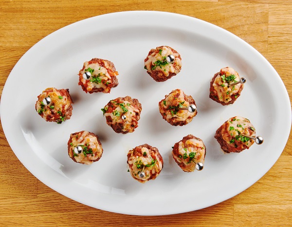 Recipe Spicy Meatball Marinara Poppers