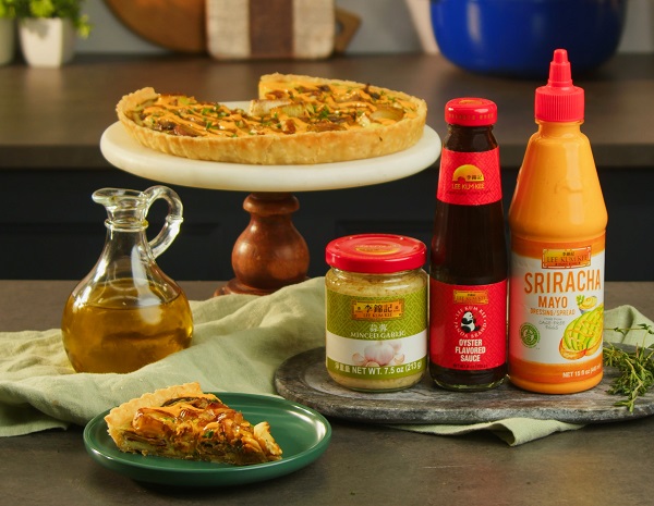 Recipe Spicy Potato Leek Mushroom Tart