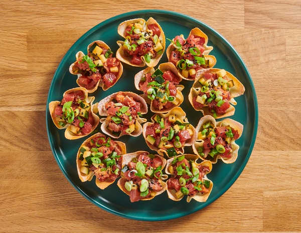 Recipe Spicy Tuna Tartare Wonton Cups