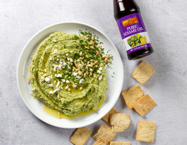 Recipe Spinach Feta & Dill Hummus