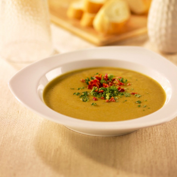 Recipe Split Pea & Bacon Soup with Premium Oyster Flavored Sauce