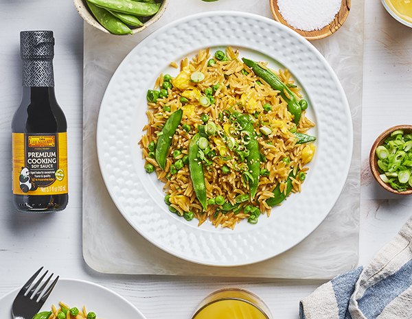 Recipe Spring Pea Orzo Fried Rice